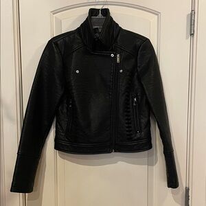 Coffee Shop New York Black Leather Jacket